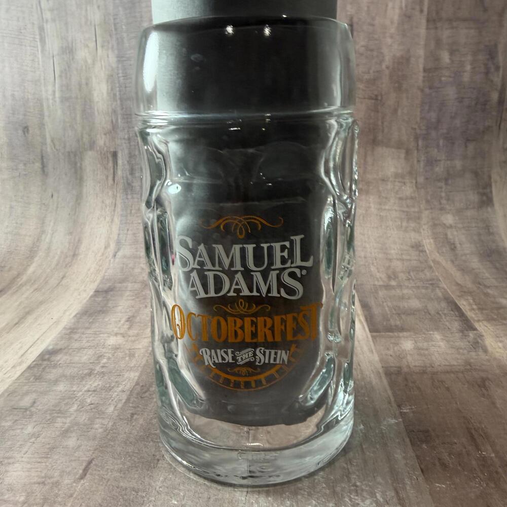 Samuel Adams OCTOBERFEST 0.5l "Raise the Stein" Dimpled Heavy Glass Beer Mug
